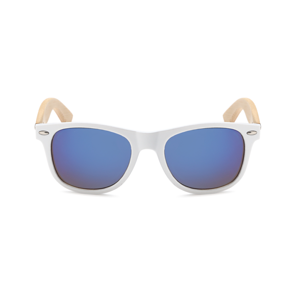 wayfarer sunglasses with bamboo legs