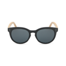 cat eye sunglasses with bamboo legs