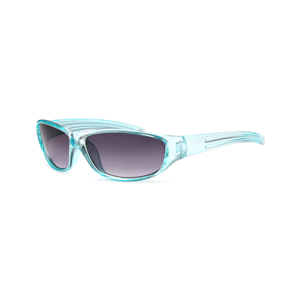 clear blue wrap kids sunglasses