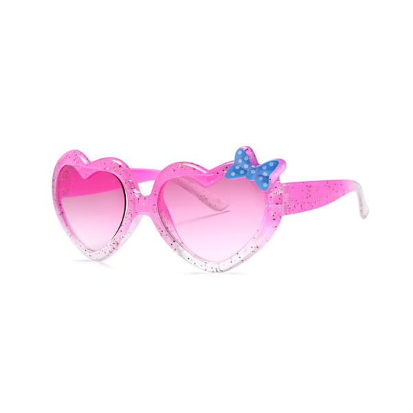 pink kids heart sunglasses