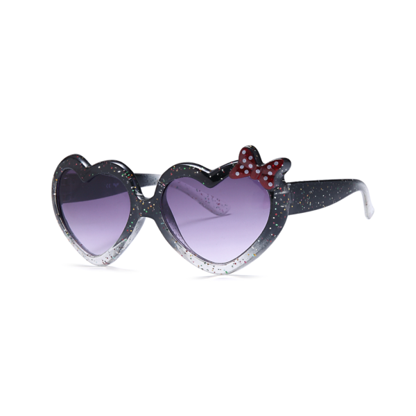 black kids heart sunglasses