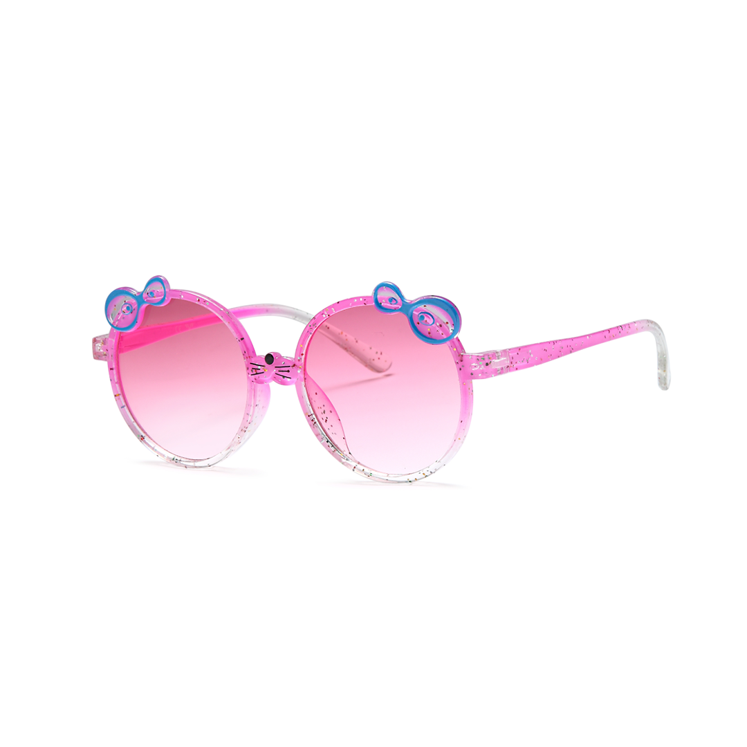 pink kids animal sunglasses