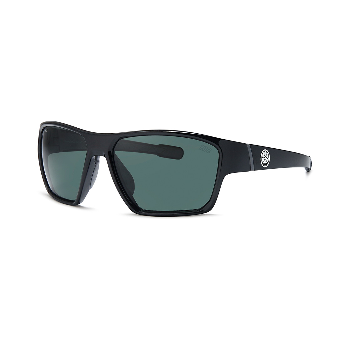 black wrap men's premium polarized sunglasses