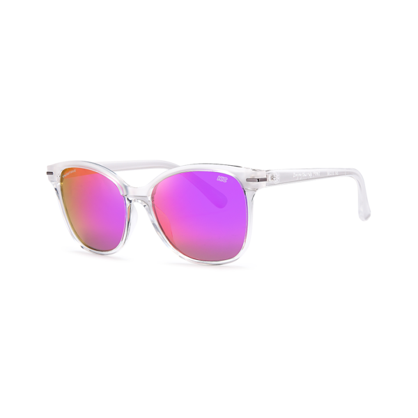 clear purple mirror women's premium polarized sunglasses