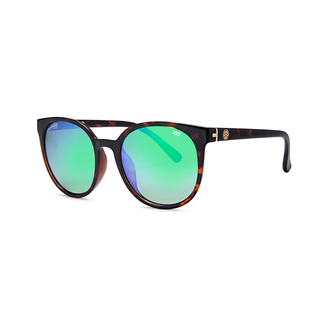 Tortoise round primum polarized sunglasses