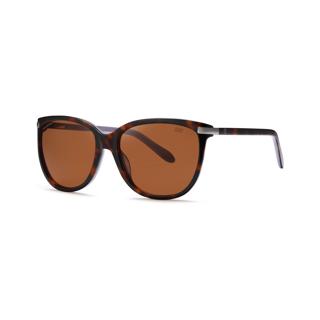 Brown cat eye polarized