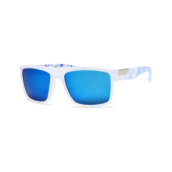 white men's square suglasses