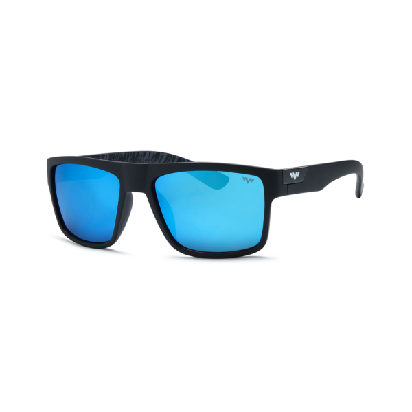 blue men's square suglasses