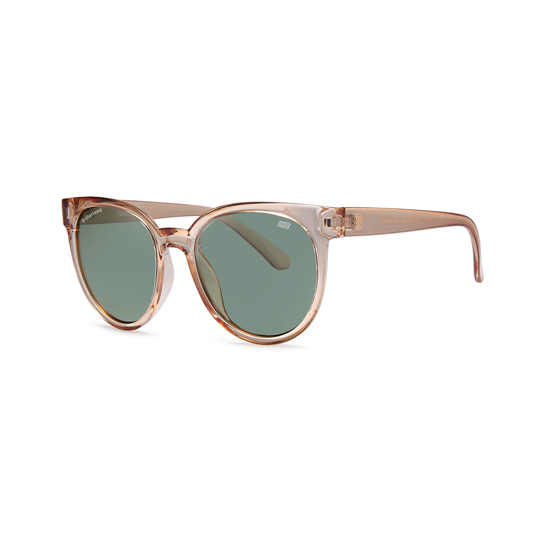 clear women's cat eye premium polarized sunglasses