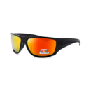 red mirror wrap polarized sunglasses