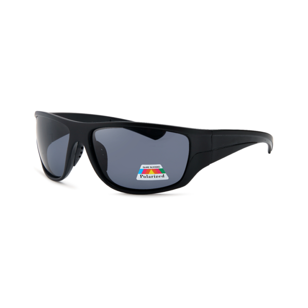 black wrap polarized sunglasses