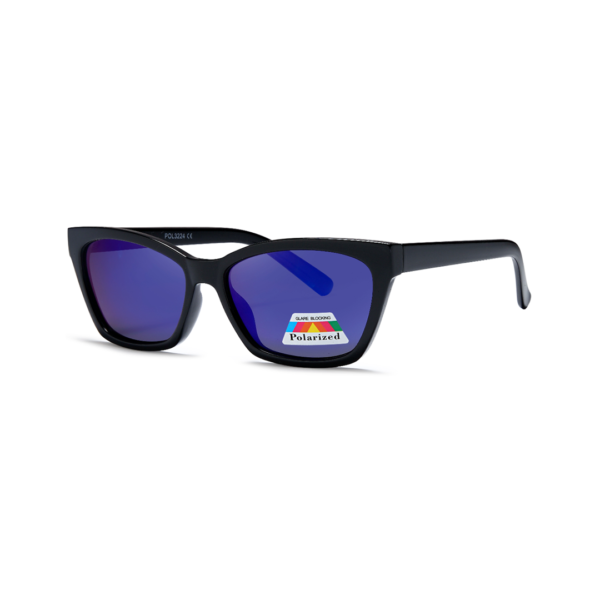 blue cat eye women's polarized sunglasses