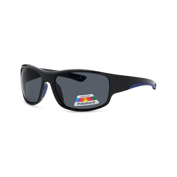black wrap polarized sunglasses