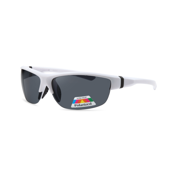 rimless wrap polarized sunglasses