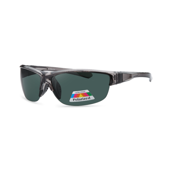 rimless wrap polarized sunglasses