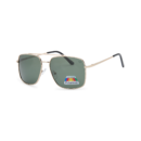 green square aviator polarized sunglasses