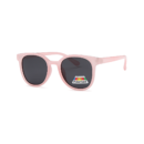 pink women's round polarized sunglasses