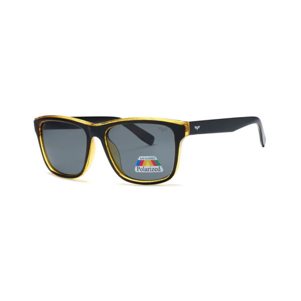 yellow square polarized sunglasses