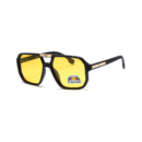 yellow modern aviator polarized sunglasses