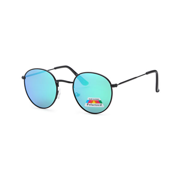 ocean round metal polarized sunglasses