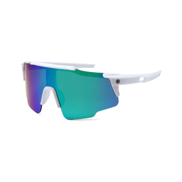 white shield kids polarized sunglasses