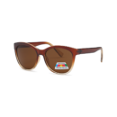 brown cat eye women's polarized sunglasses
