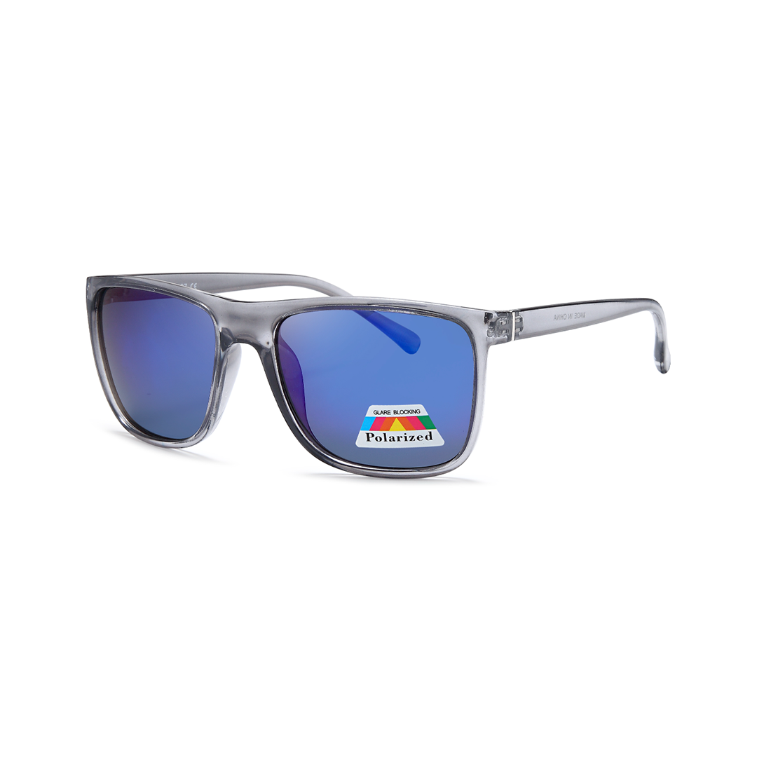 clear square polarazied sunglasses