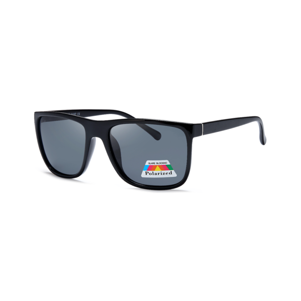 black square polarazied sunglasses