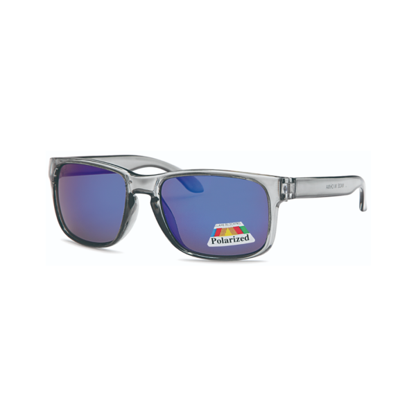 blue and clear wayfarer polarized sunglasses