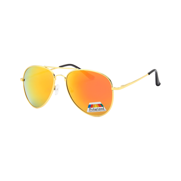 red mirror polarized aviator sunglasses