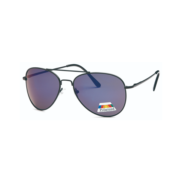 blue mirror polarized aviator sunglasses