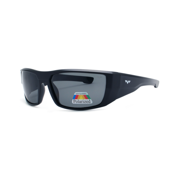black wrap men's polarized sunglasses