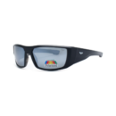 silver wrap men's polarized sunglasses