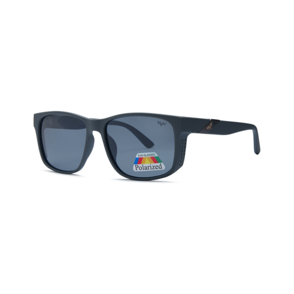 black square men's polarized sunglasses