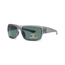 gray Men's wrap polarized sunglasses