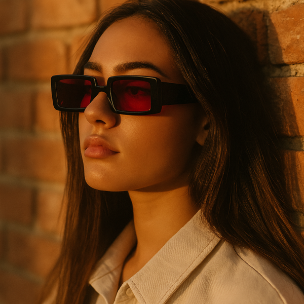 women laying againts brick wall wearing model SH6860