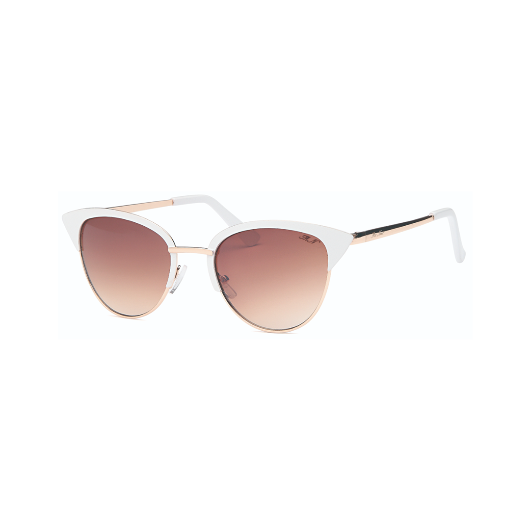 MN-125 W - Beachtime Sunglasses boutique metal Cat Eye women's sunglasses