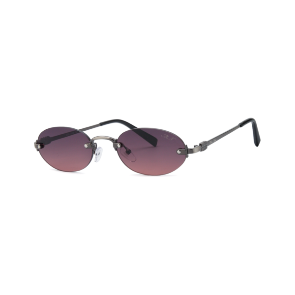 boutique metal small oval women's sunglasses