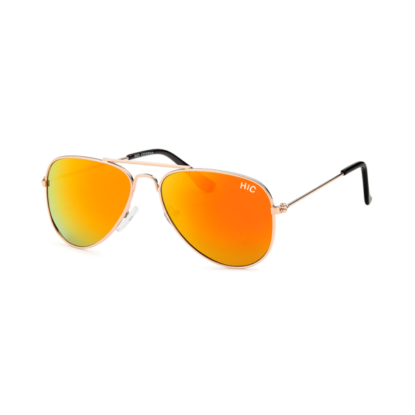 red aviator kids polarized sunglasses