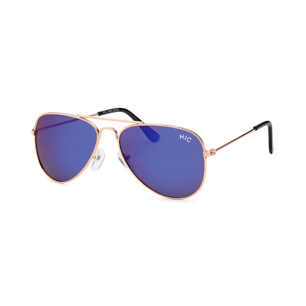 blue aviator kids polarized sunglasses