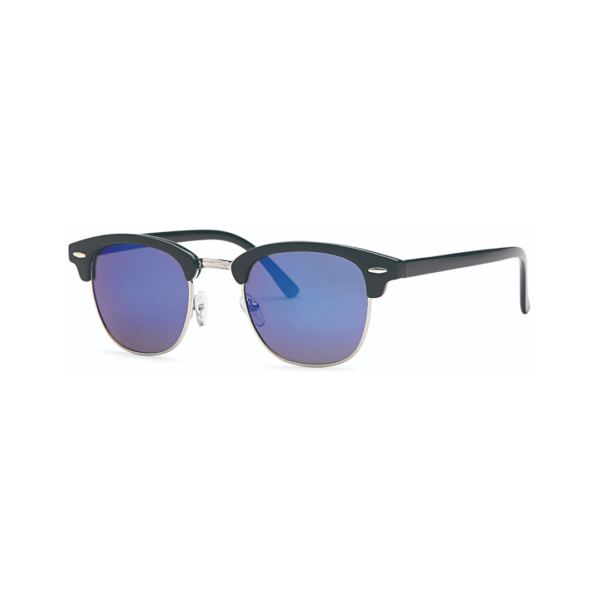 clubmaster sunglasses blue mirror