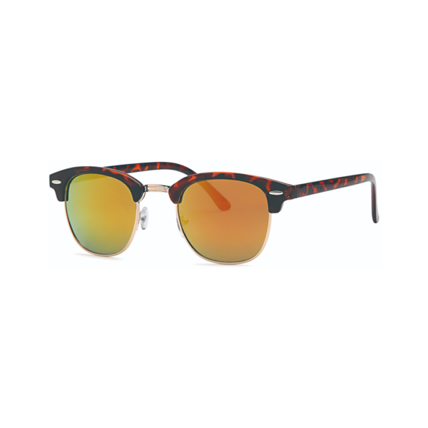 red mirror clubmaster sunglasses