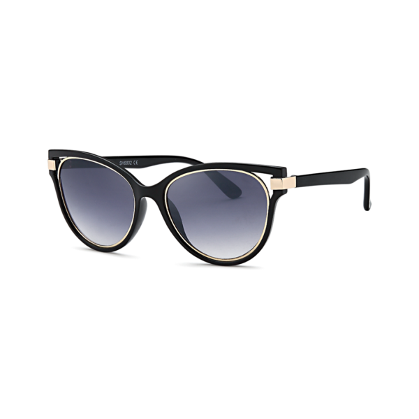 black cat eye women's sunglasses