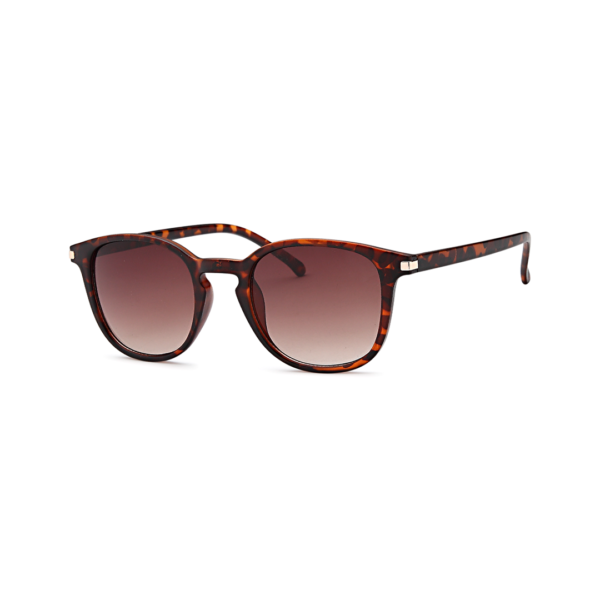 tortoise round women's sunglasses