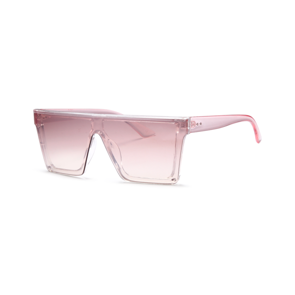 clear pink square women's sunglasses