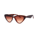 tortoise triangle women's sunglasses