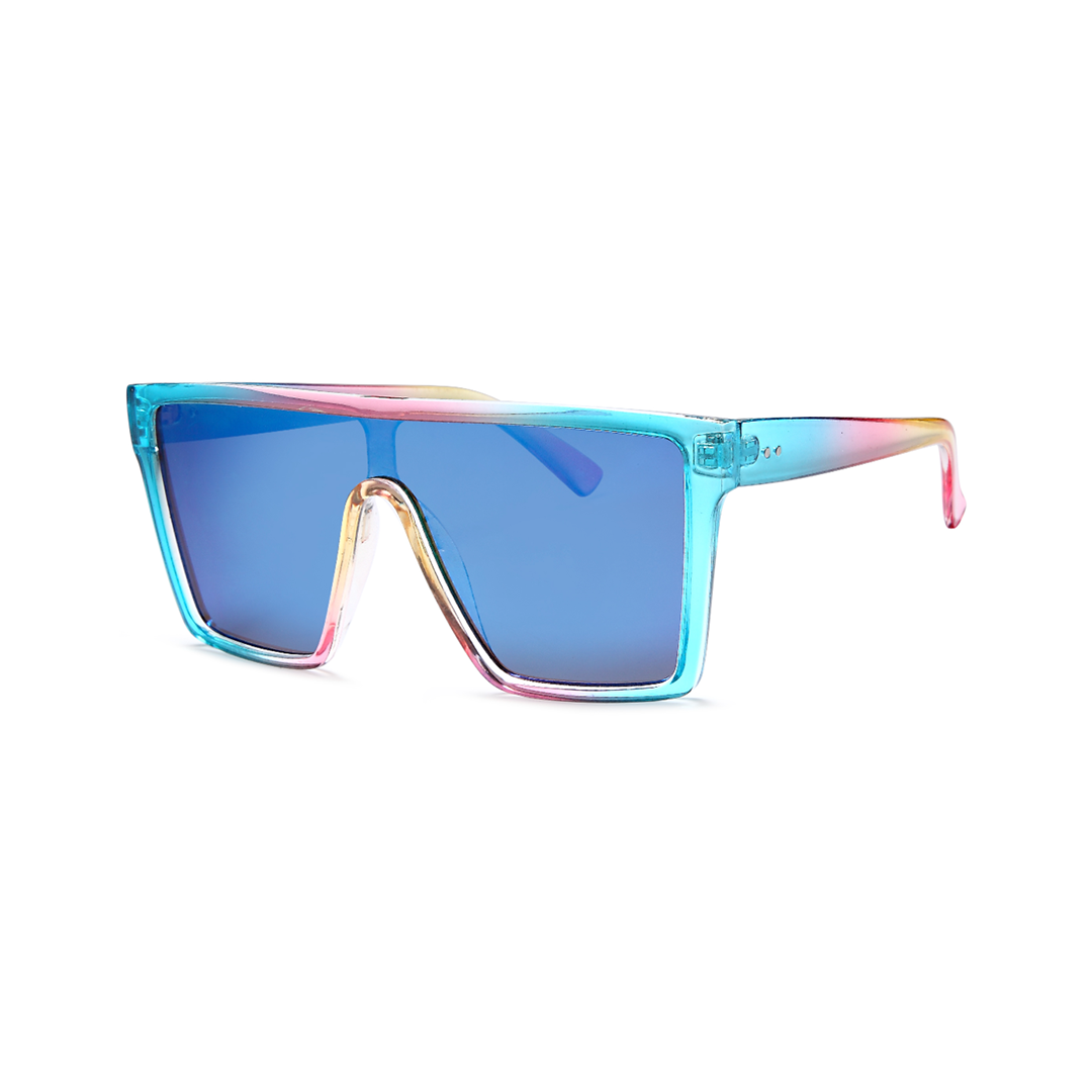 colorful shield sunglasses