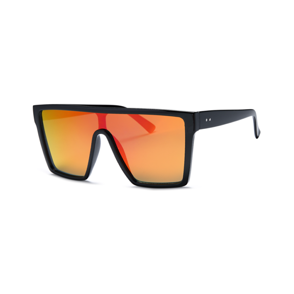 sunset colorful shield sunglasses
