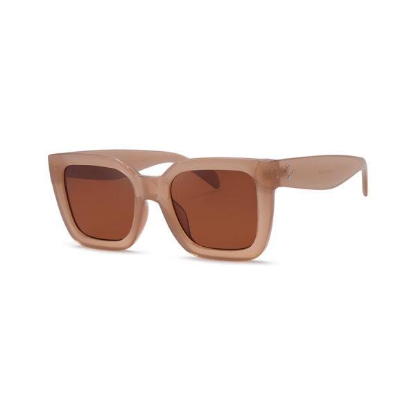 brown square women's sunglasses