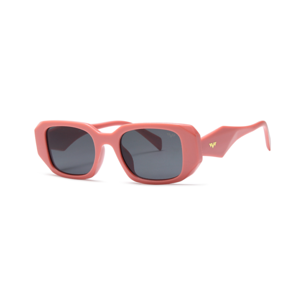 pink rectangle women's sunglasses